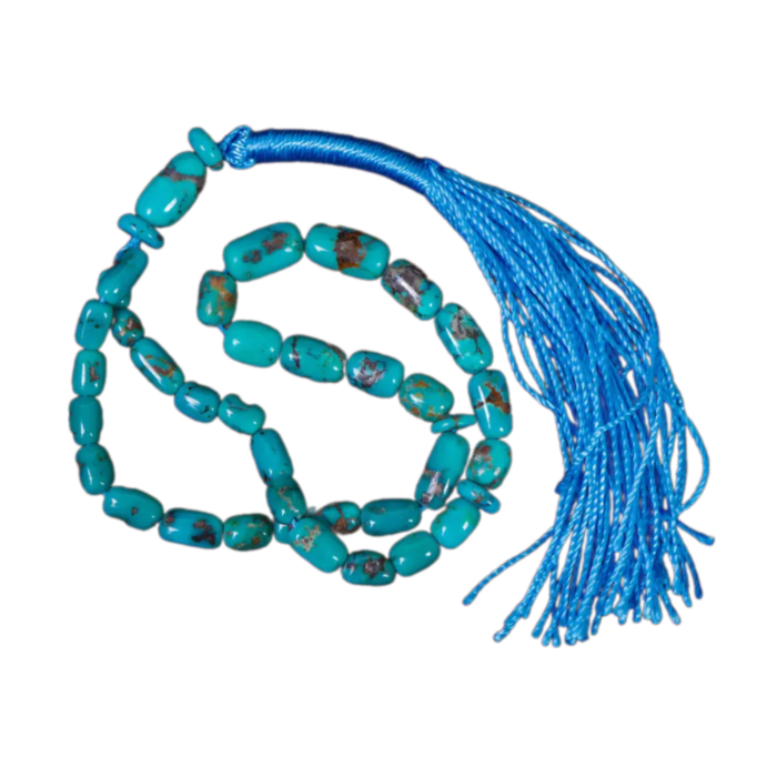 Genuine Feroza Spiritual Tasbih Prayer Beads, 33 beads