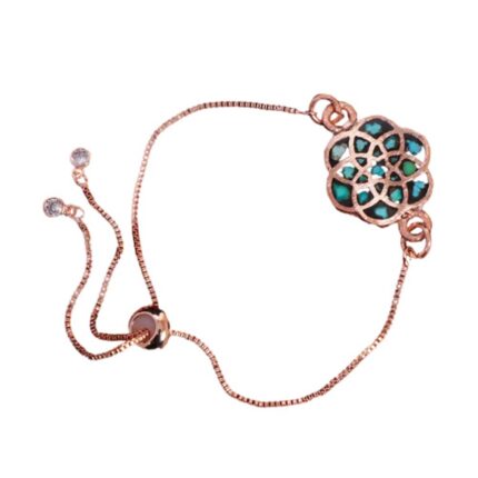 Feroza Bracelet Radiance on Copper with Genuine Turquoise