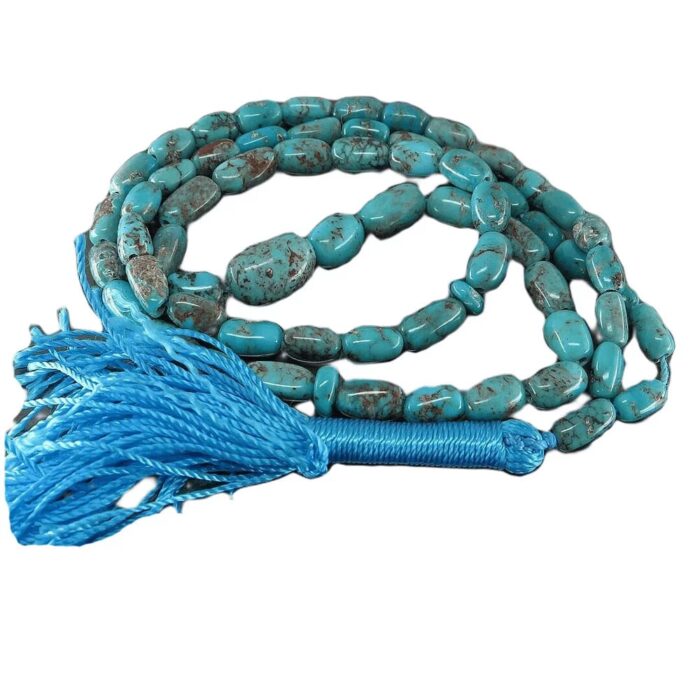 Nishaburi Turquoise Tasbih with 2x66 & 3x101 beads