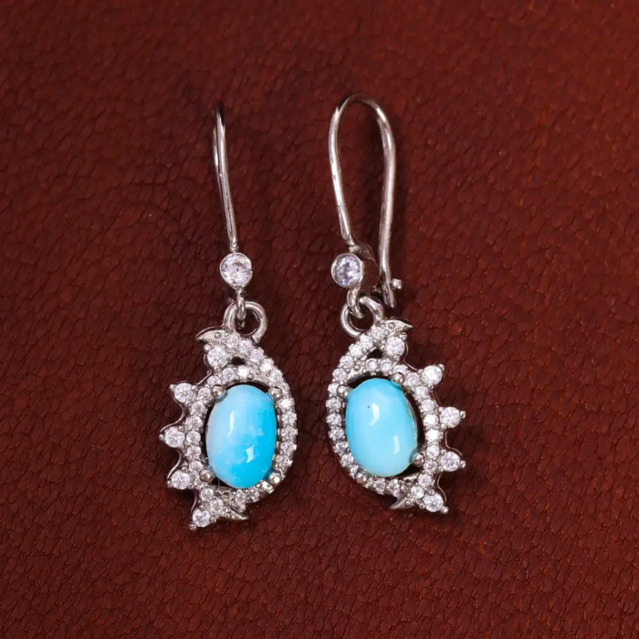 Silver Sky Real Turquoise Drops for Women’s