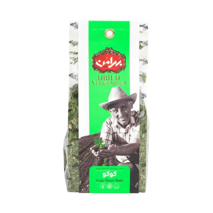 Bahraman Kuku Sabzi Dried Herbs Mix - Premium Quality - 80gr