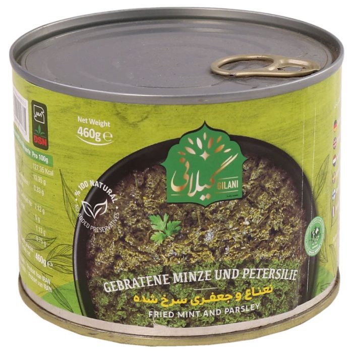 Canned Fried Mint and Parsley Ready to Use by Gilani - 460g