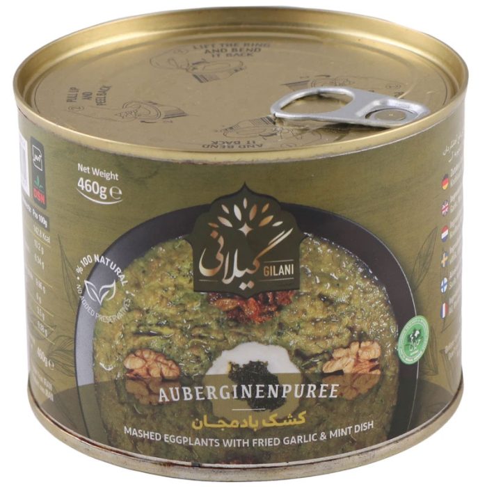 Canned Kashk Bademjan (Eggplant Curd) Ready to Eat by Gilani - 460g