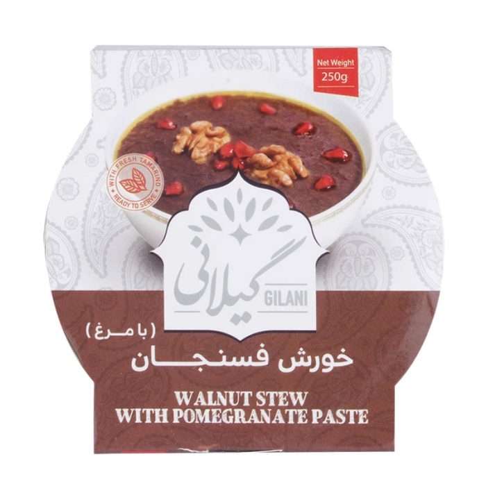 Canned Fesenjan with Chicken Ready to Eat by Gilani - 250g