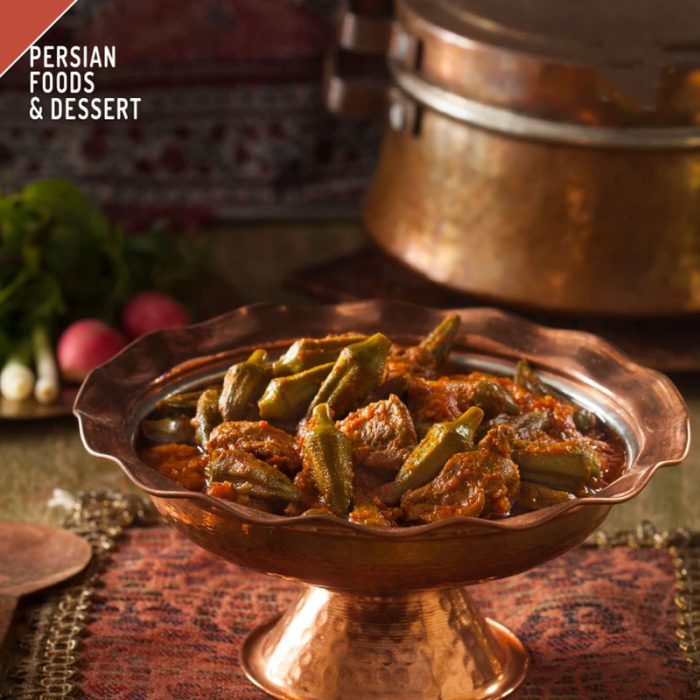 Canned Khoreshte Bamieh Stew Without Meat Ready to Eat by Gilani - 460g