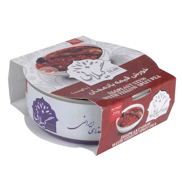 Canned Khoresht Gheymeh Bademjan with Meat Ready to Eat by Gilani - 250g