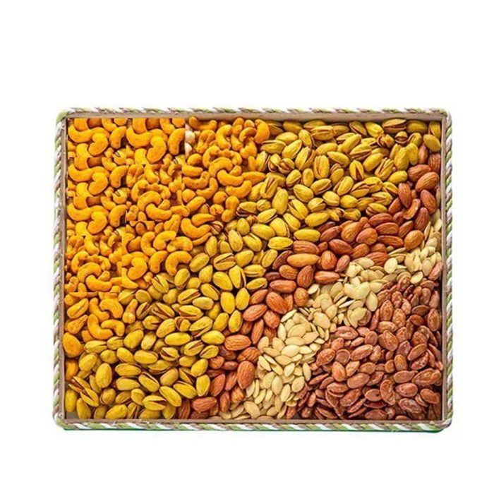 Large Roasted & Salted Nut Gift Basket by Ajil Hosseini - 1Kg