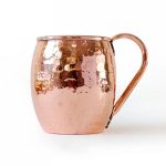 Handcrafted Copper Mug with Silver Welded Handle