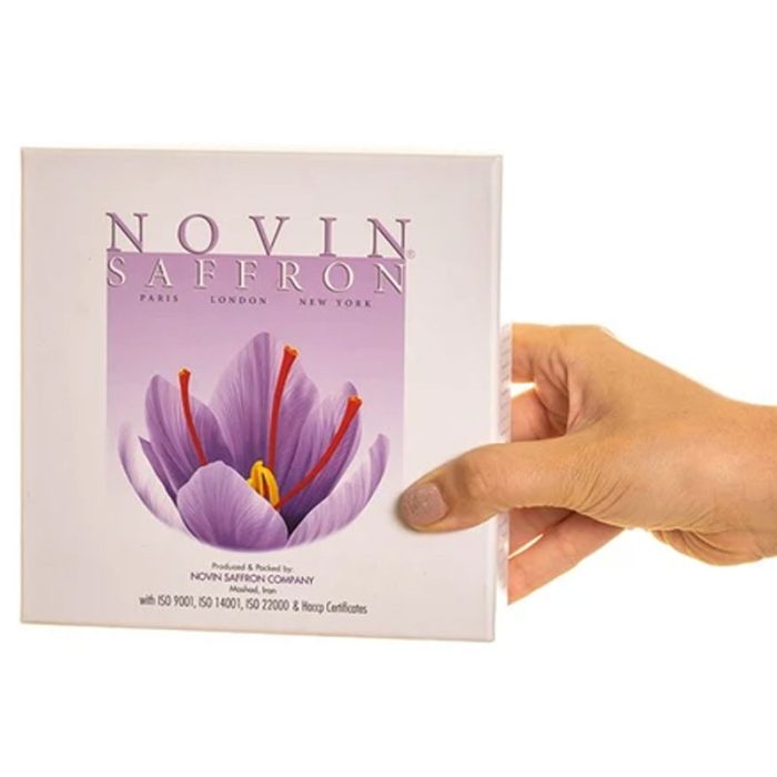 Luxury White Pack for Saffron Negin by Novin Saffron - 3 gr